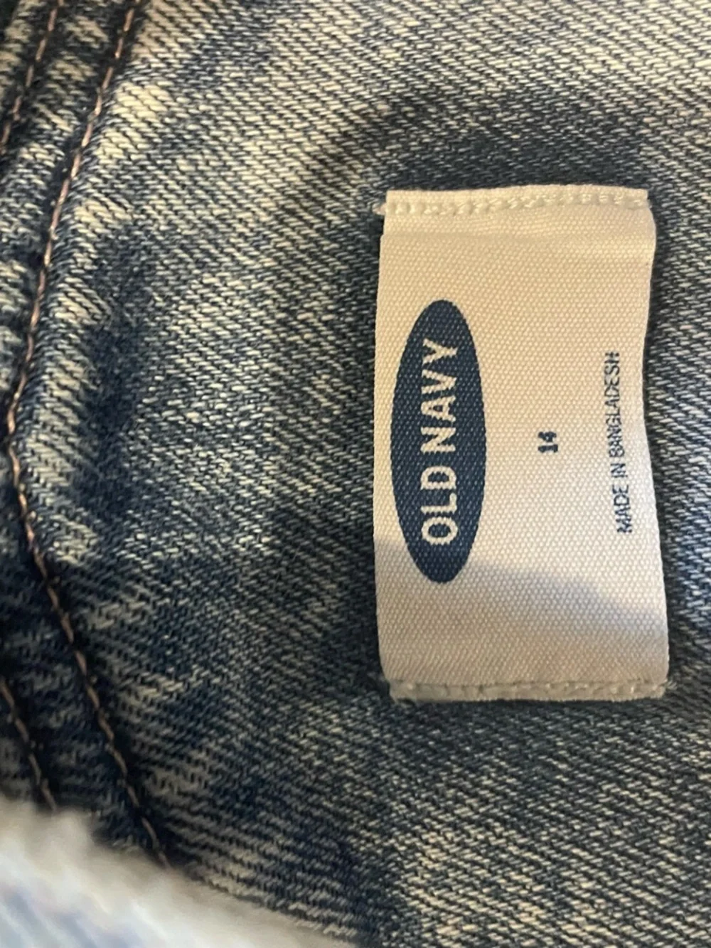 Old Navy stonewashed Light Blue Denim Overalls women’s size 14